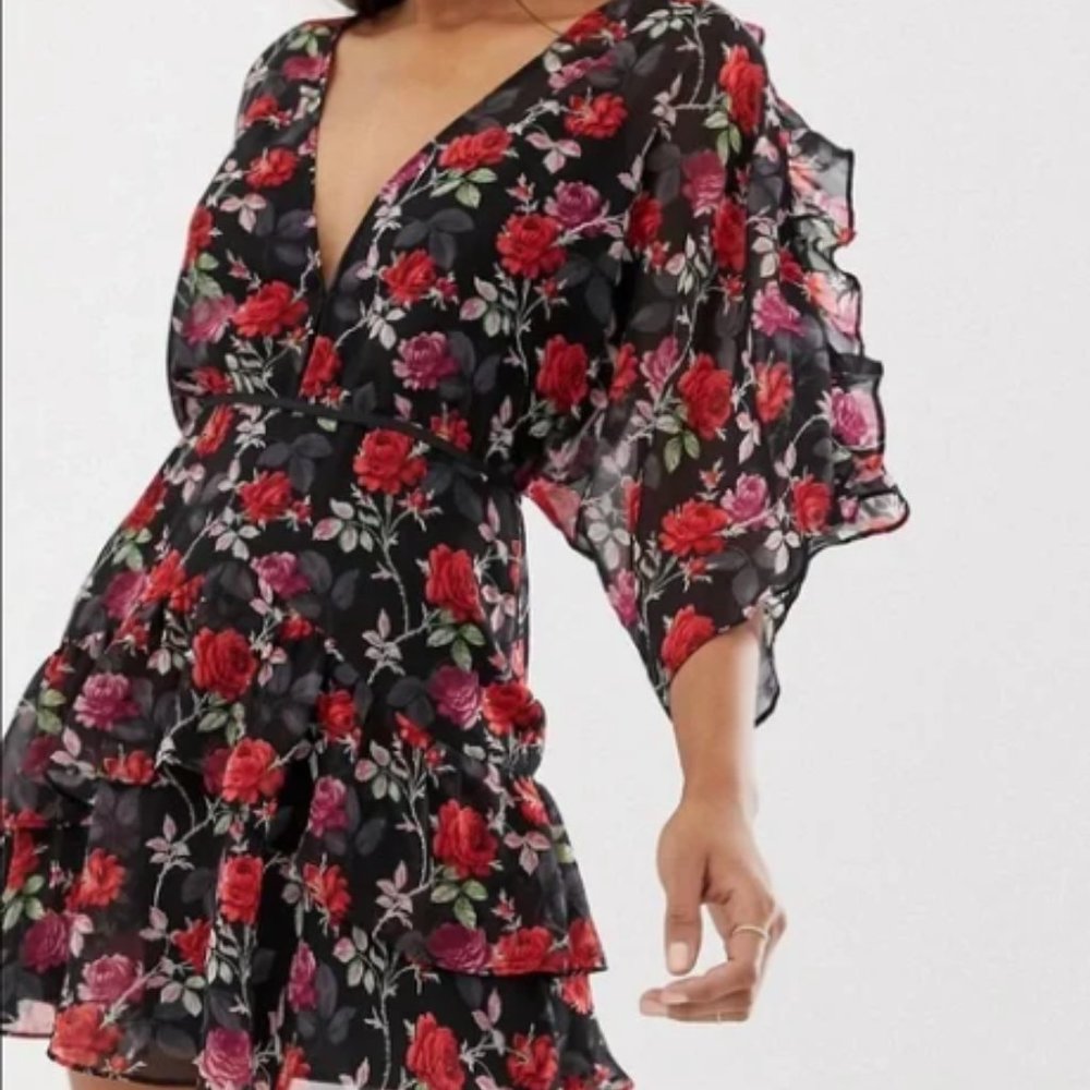 TALULAH Jet Rose Mini Dress